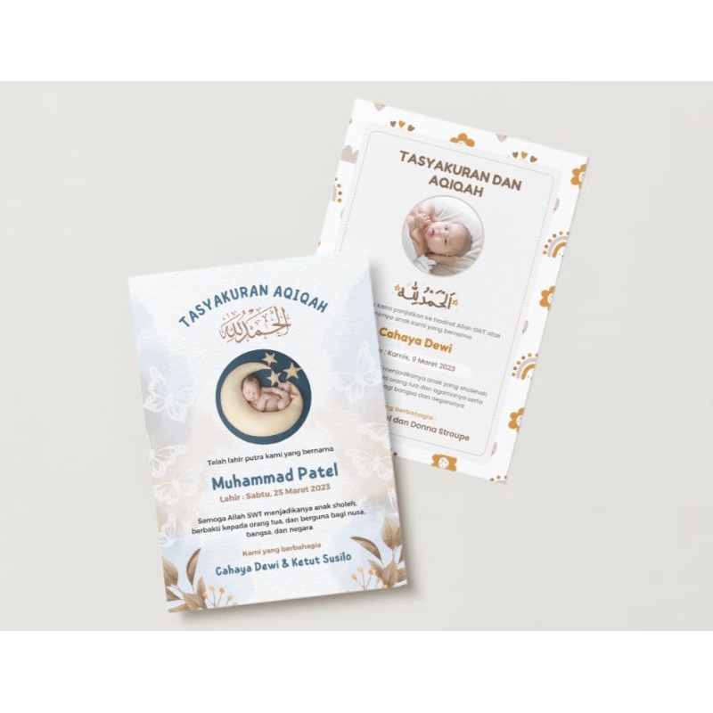 Jual JASA DESAIN UNDANGAN TASYAKURAN & AQIQAH | Shopee Indonesia