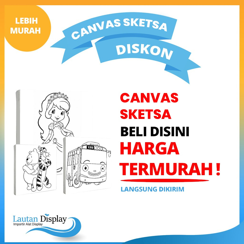 Jual Kanvas Lukis Sketsa Aestetik Sketsa Lukis Pemand