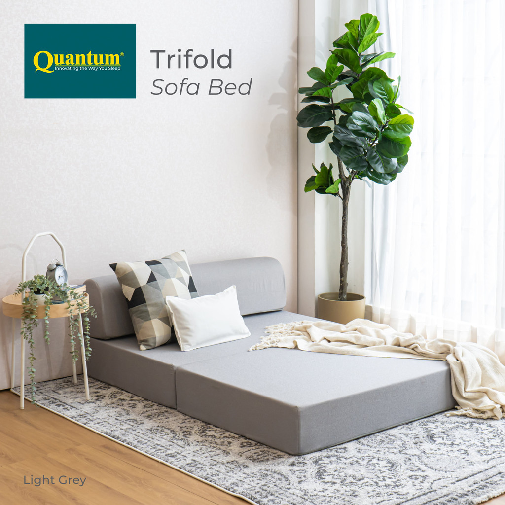 Jual Quantum Trifold Sofabed / Sofa Bed Kasur / Sofa Tidur Lipat