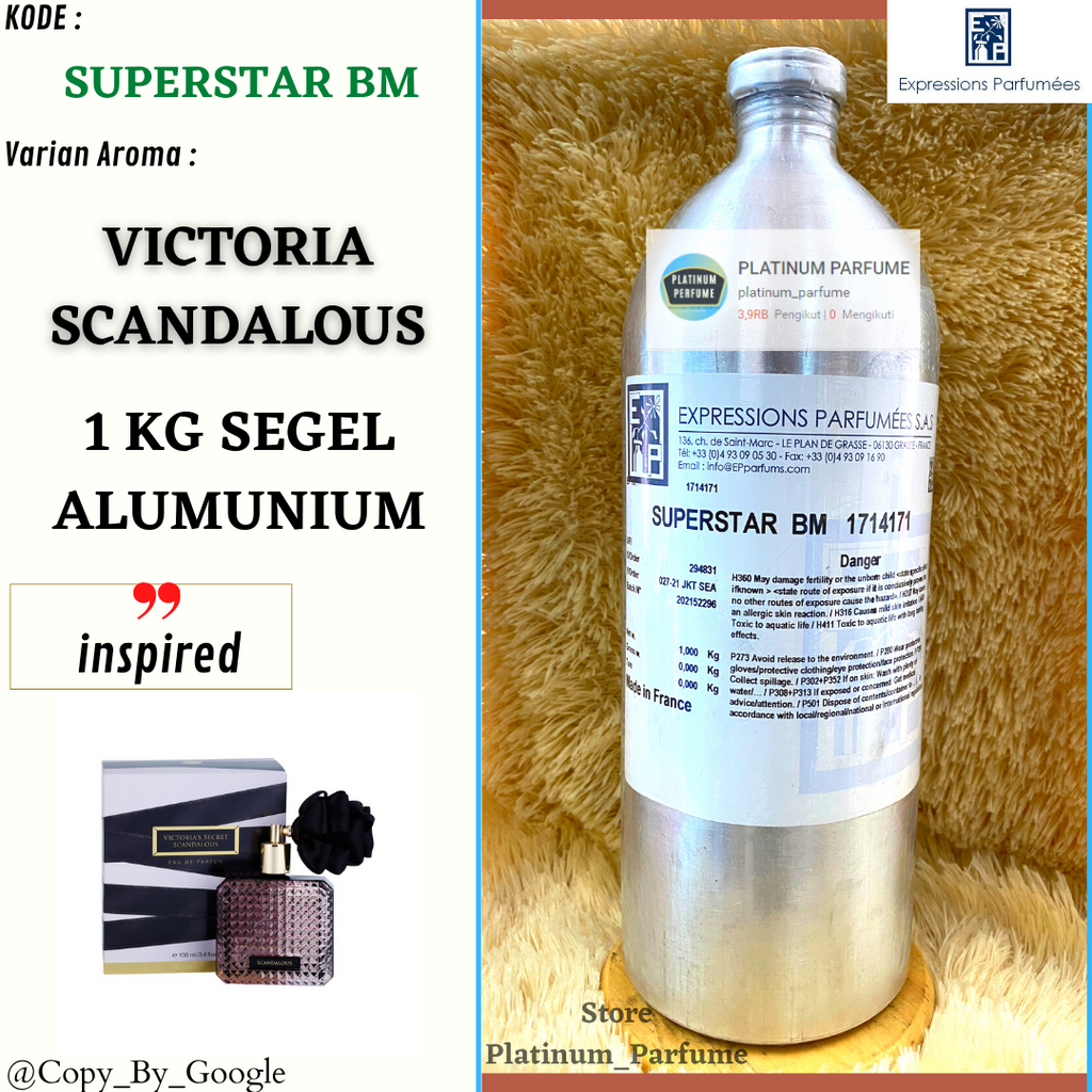 Jual SUPERSTAR BM 1 KG Segel Alumunium EXPRESSIONS - Bibit Parfume