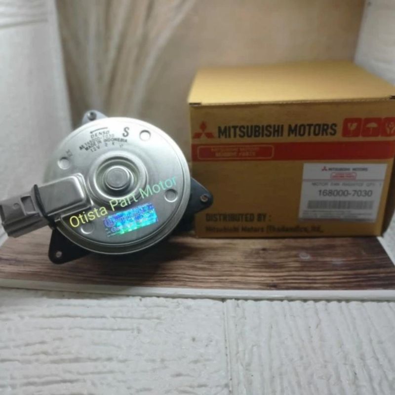Jual MOTOR FAN RADIATOR MITSUBISHI MIRAGE MAZDA 2 SKY ACTIVE ASLI