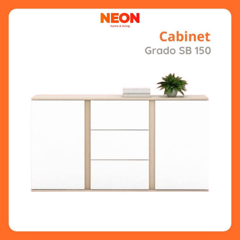 Lemari Bufet Laci Minimalis Baby Locker Sideboard Drawer Serbaguna Linus CH 4 Linus CH4