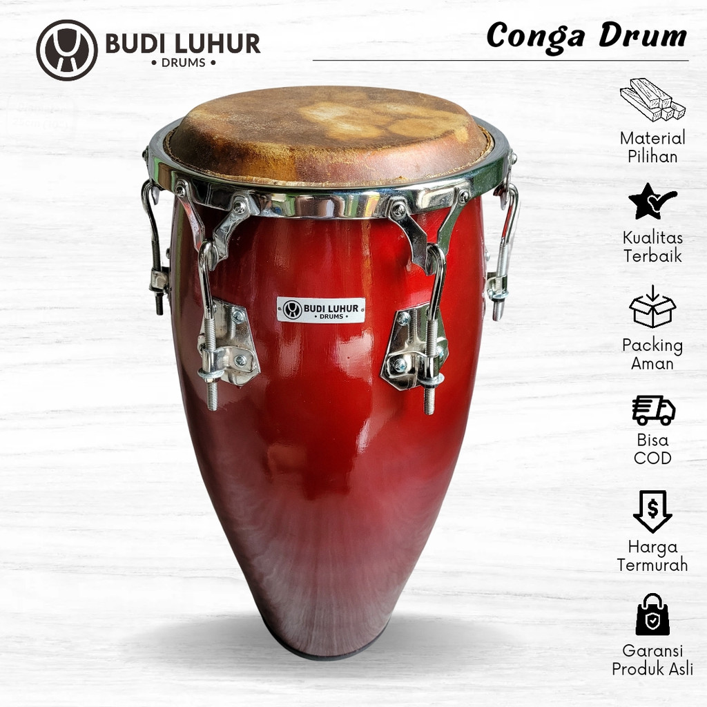 Jual Alat Musik Conga Quinto Tumba Bongo untuk Musik Jaz Ukuran 10 11