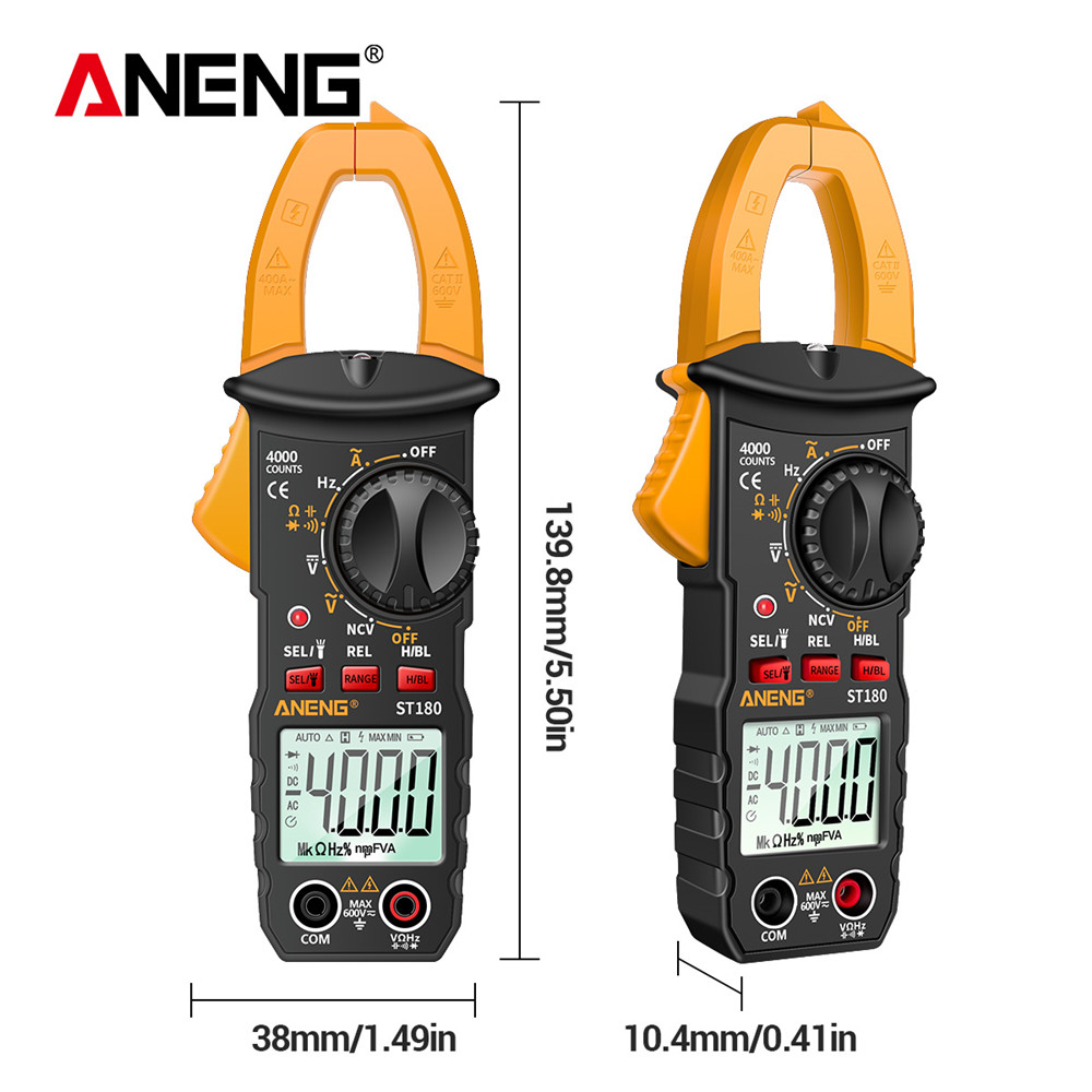 Jual Taffware ANENG Multimeter Digital Clamp Meter Voltage Tester Alat ...