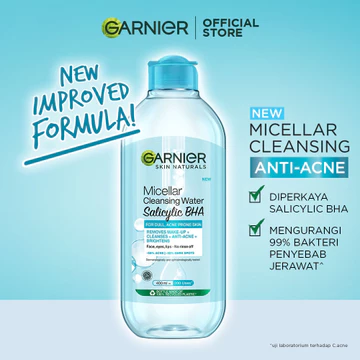 Garnier Micellar Cleansing Water Untuk Kulit Berminyak