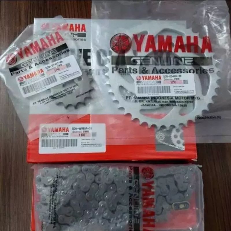 Jual Gear Set dan Rantai Motor Yamaha Vega ZR Jupiter Z New z1 5d9