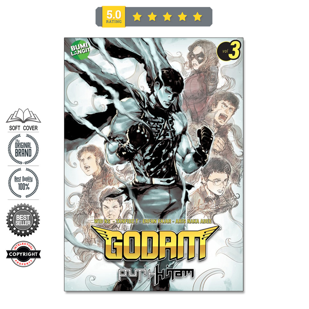 Jual Bumilangit komik GODAM Putih Hitam 3 | Shopee Indonesia
