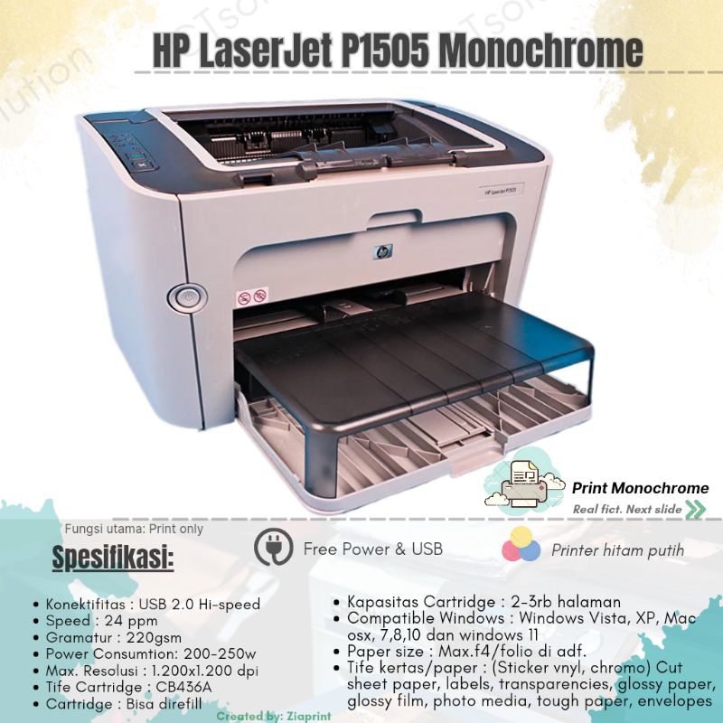 Jual HP LaserJet P1505 Murah siap pakai | Shopee Indonesia