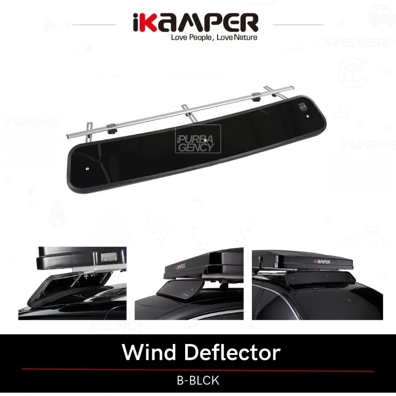 Jual iKamper Wind Deflector Black Shopee Indonesia