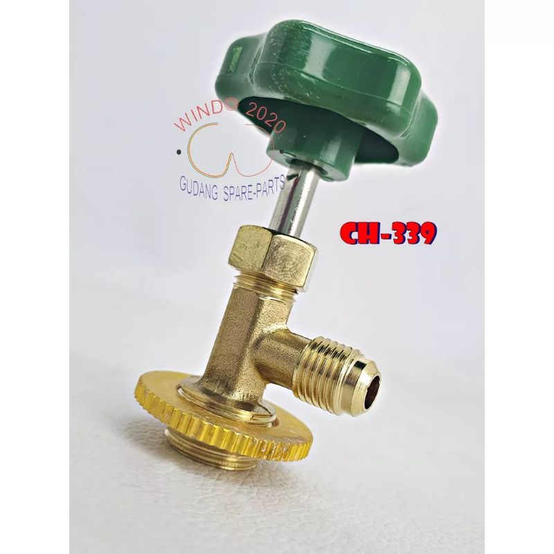 Jual KRAN FREON 134 A, CAN TAP VALVE, KRAN PENGISIAN FREON 134a, R11 ...