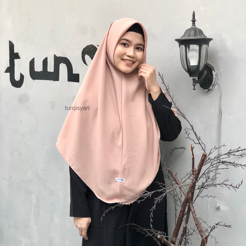 Jual (SMLXL)JILBAB SEKOLAH HIJAB SEGIEMPAT INSTAN KERUDUNG BAHAN WOLFIS