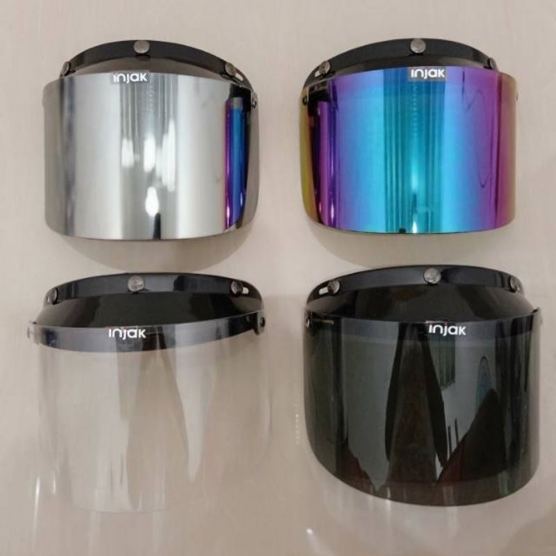 Jual Kaca Helm Injak Flat Original - (No Coating) (1kg = 5pcs) | Shopee ...