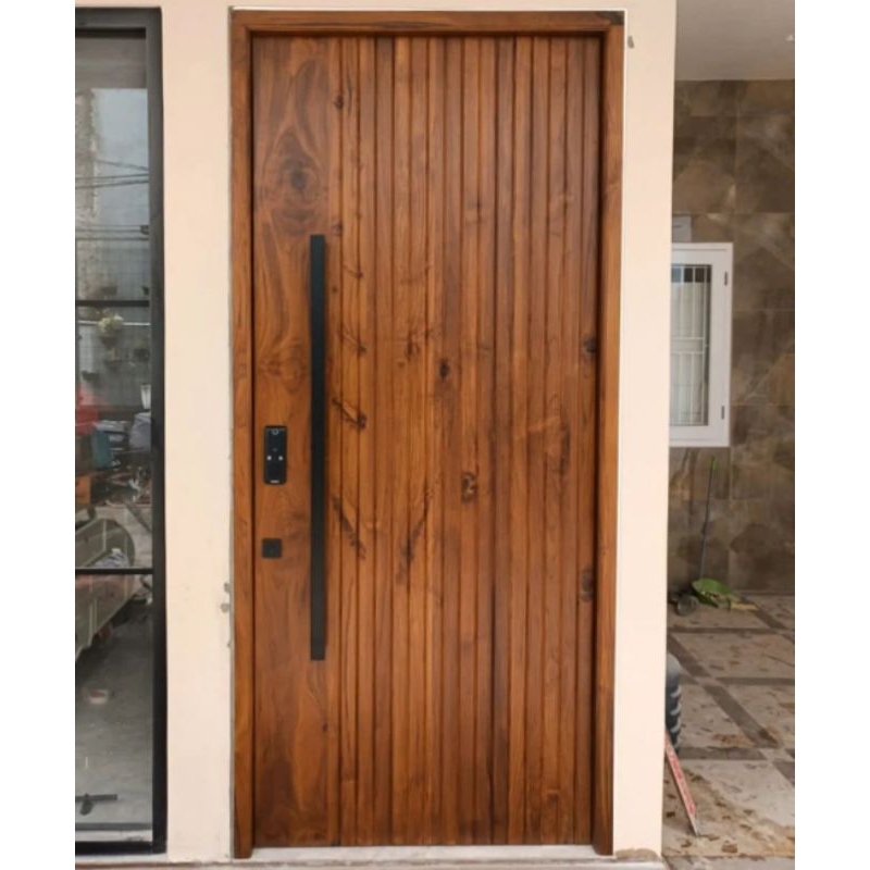Jual pintu jati minimalis modern | Shopee Indonesia