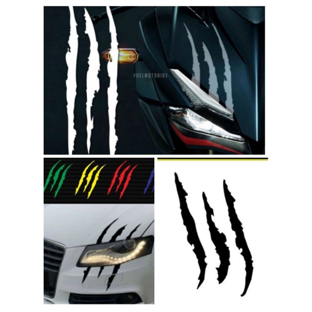 Jual Stiker Motor CAKAR Logo Full Warna Hologram Stiker Body Motor Body ...