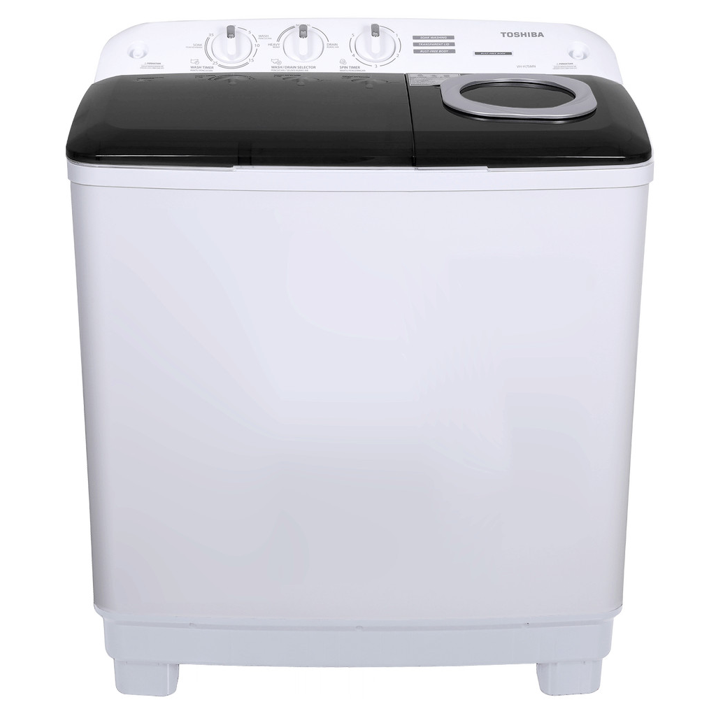 Jual Toshiba Mesin Cuci Twin Tub VH-H85MN 7.5Kg Mesin Cuci 2 Tabung ...