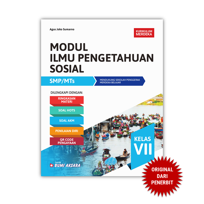 Jual Modul Ilmu Pengetahuan Sosial Kelas VII SMP MTs Kurikulum Merdeka ...