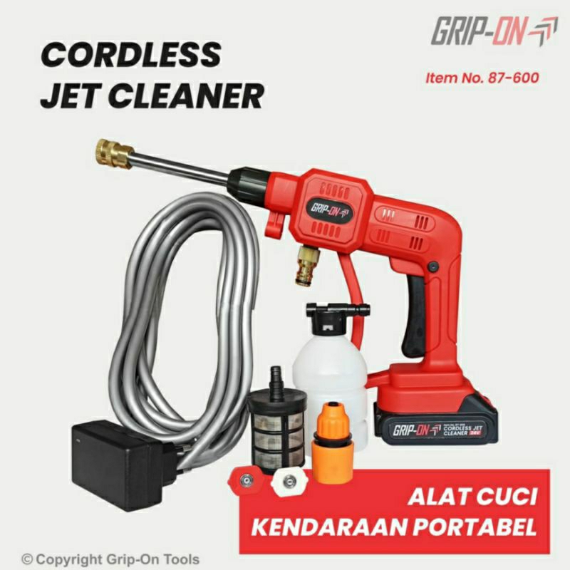 Jual Grip On Cordless Jet Cleaner Mesin Pembersih Kendaraan Portable ...