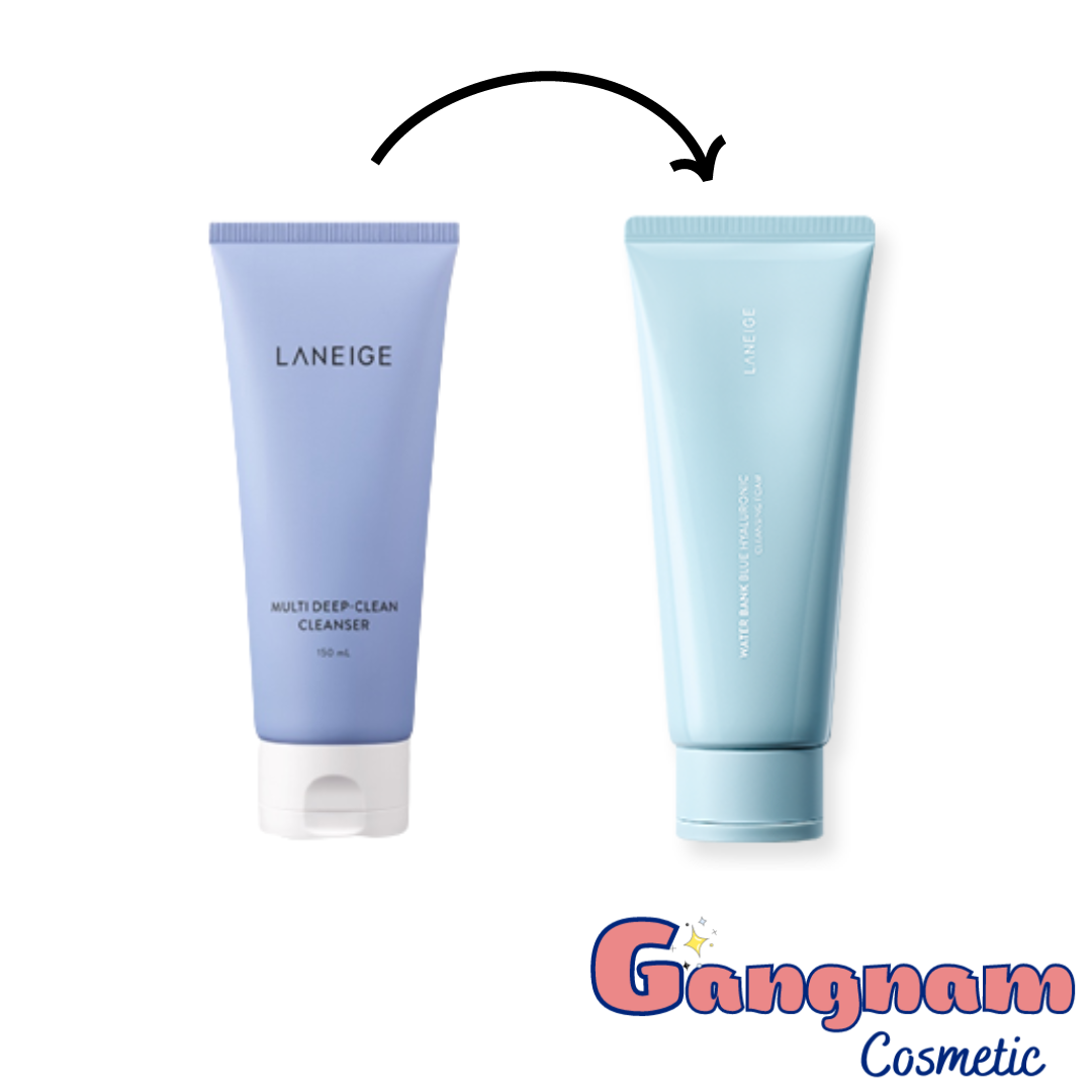 Jual LANEIGE Water Bank Blue Hyaluronic Cleansing Foam 150g | Shopee ...