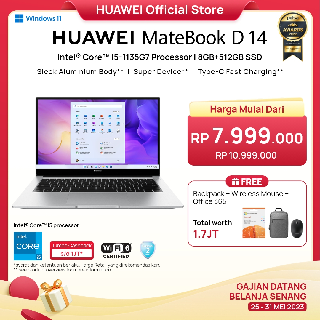 HUAWEI MateBook i5-8250/8G/512G/Office | www.bauen.com.ar