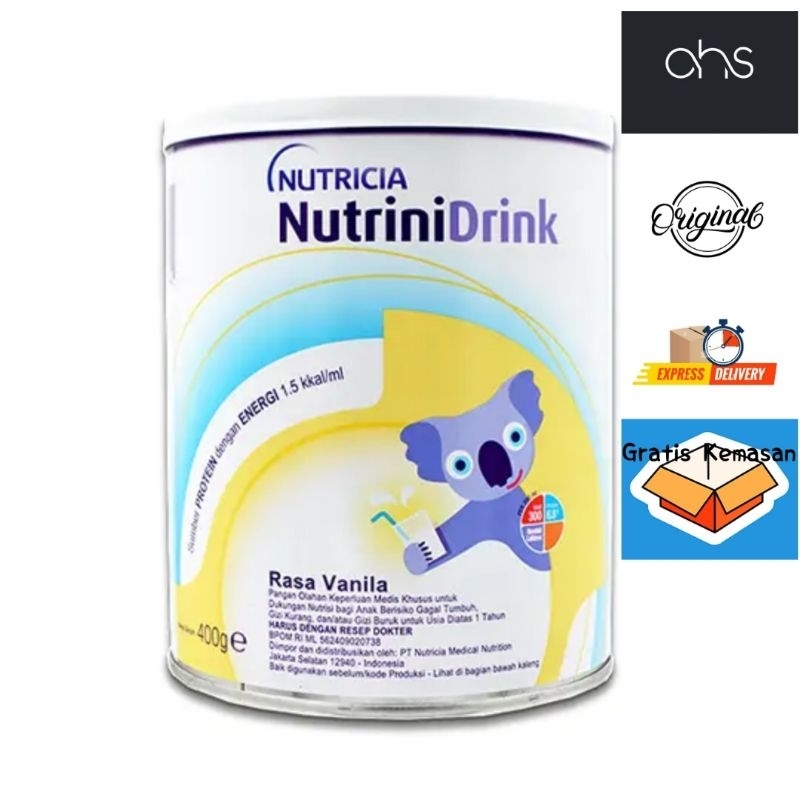 Jual Nutricia Nutrinidrink Powder Vanila 400 Gram | Shopee Indonesia