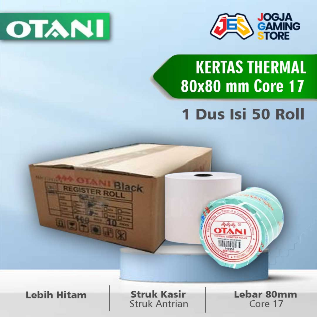 Jual Kertas Thermal Struk Kasir Otani X Mm Core Dus Isi