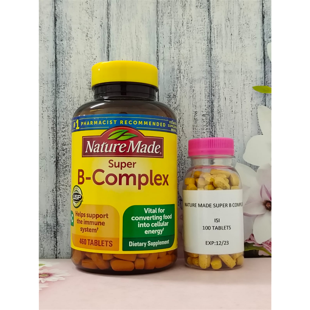 Jual Nature Made Super B-Complex Isi 100 Tablets ECERAN | Shopee Indonesia