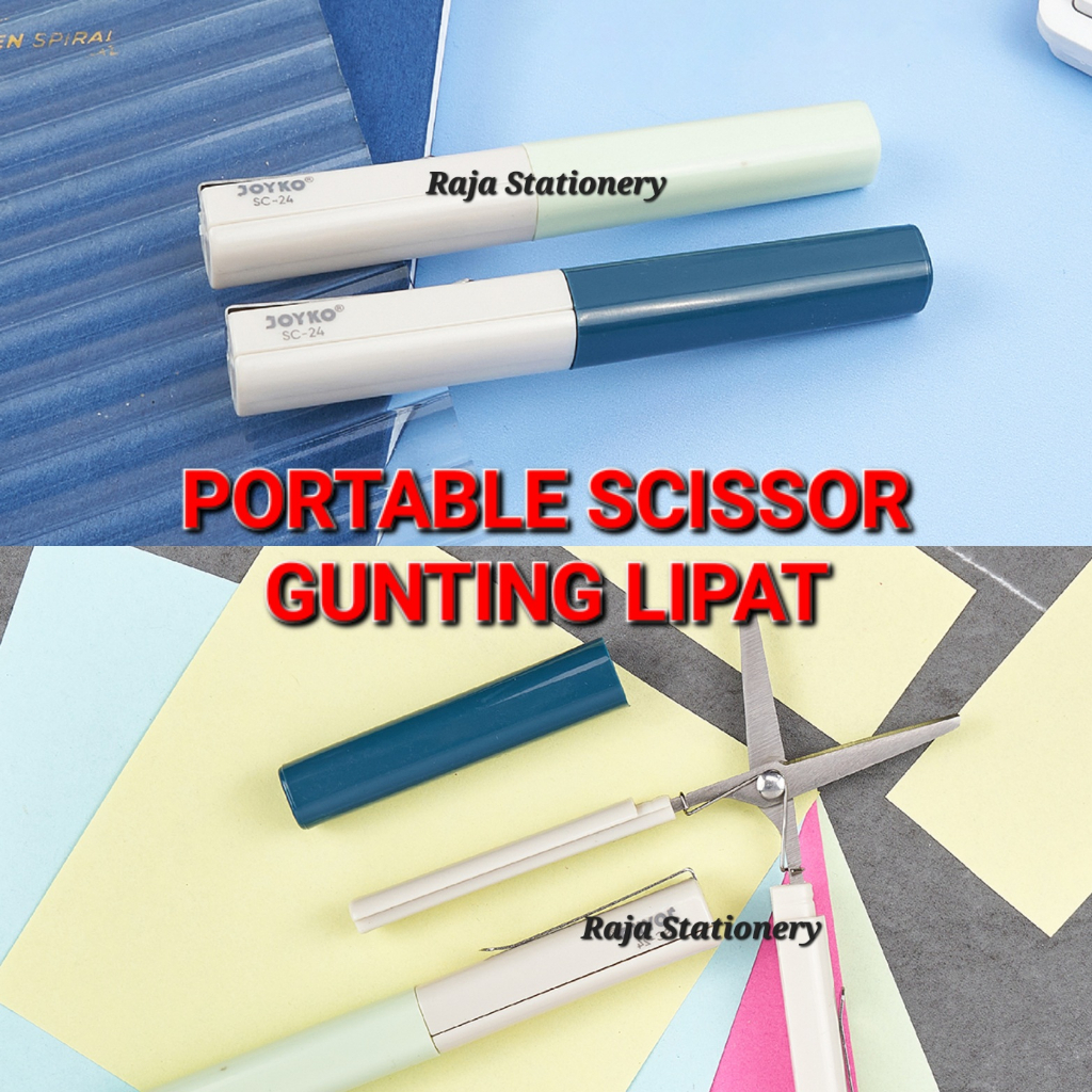 Jual Joyko PORTABLE SCISSOR / Gunting Lipat Kantong PORTABEL Mini SC-24 ...