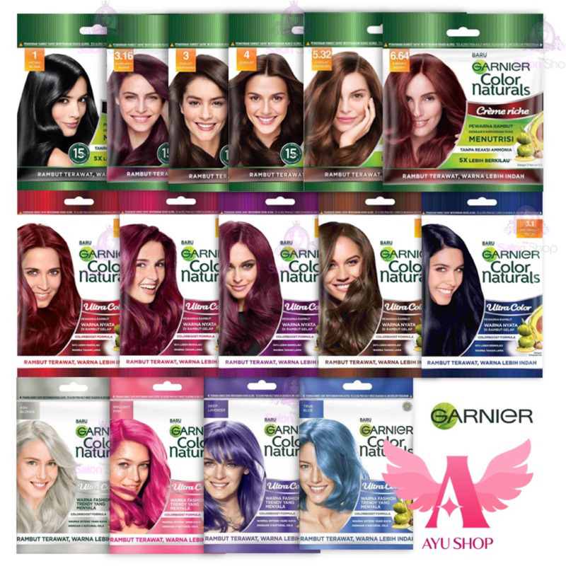 Jual Garnier Hair Color Natural Ultra Color Sachet Shopee Indonesia