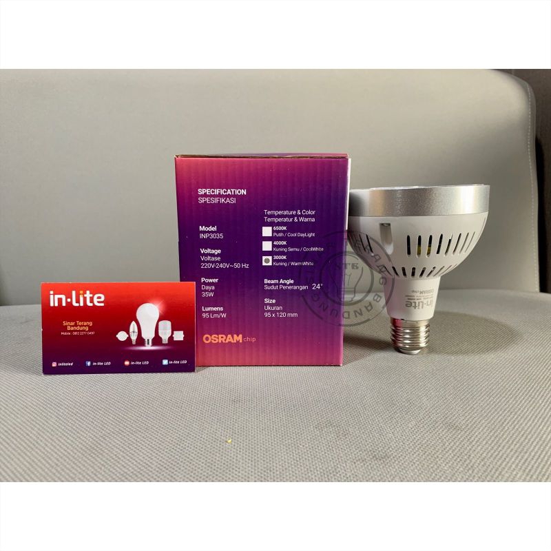 Jual LAMPU SOROT LED INLITE PAR 30 E27 35 WATT 35W - INP3035 | Shopee ...