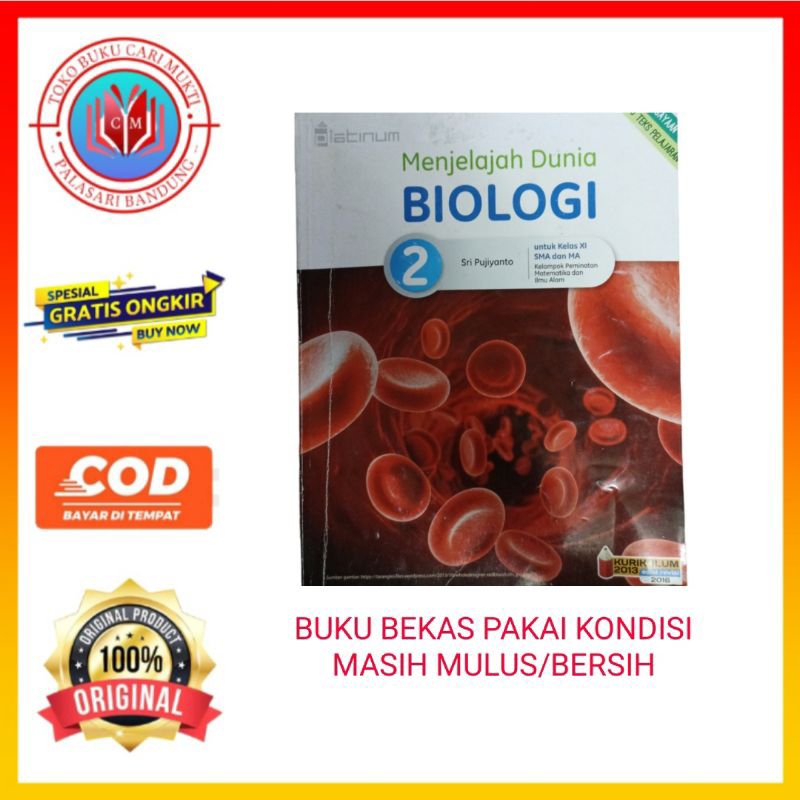 Jual Buku Menjelajah Dunia Biologi Untuk Sma Ma Kelas Xi Kurikulum Revisi Shopee Indonesia