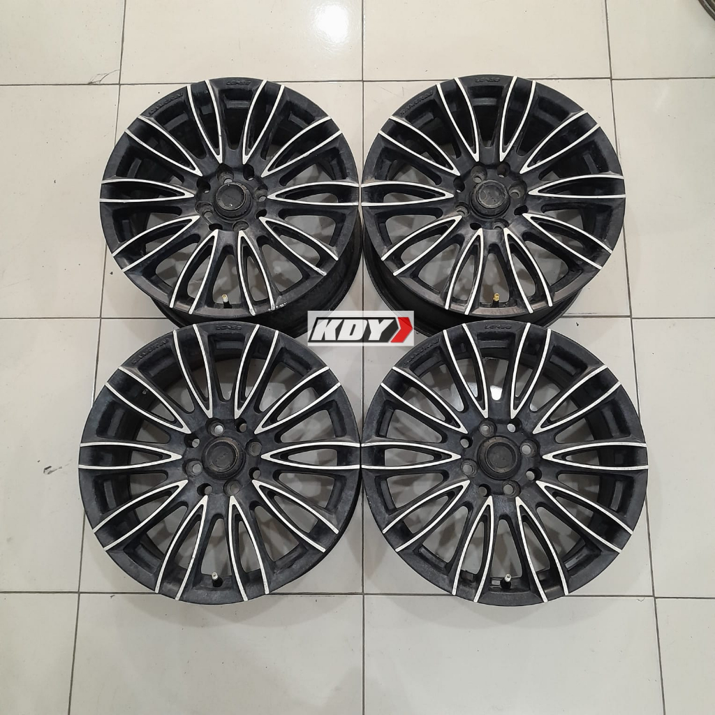 Jual Velg Mobil Bekas Copotan Model Lenso R16 PCD 4x100/114,3 +Ban 2pcs ...