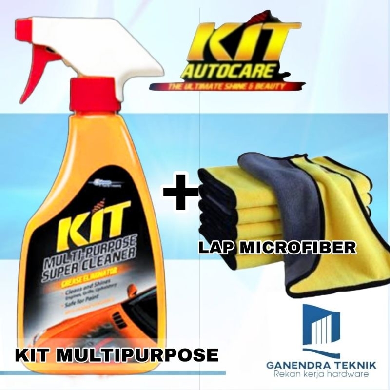 Jual Kit Multipurpose Cleaner Spray 500 ml + Lap Microfiber Lap ...