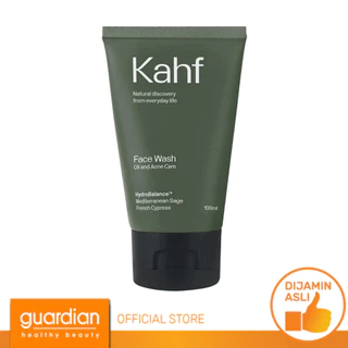 KAHF Oil and Acne Care Face Wash 100ml / Sabun Pembersih Wajah Pria Untuk Jerawat
