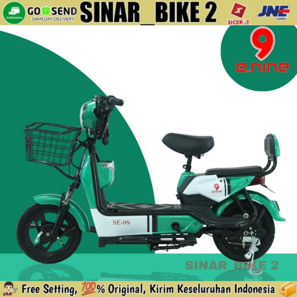 Jual Sepeda Listrik E Nine Se S Watt Electric E Bike Shopee Indonesia