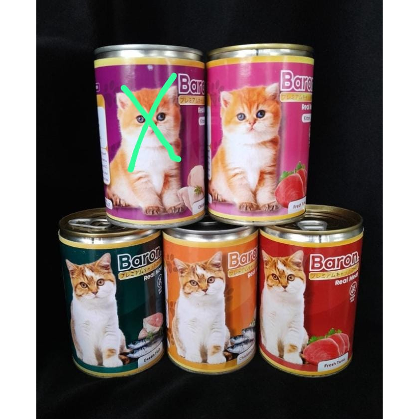 Jual Baron Can 400 Gr Varian rasa - Makanan kucing basah | Shopee Indonesia