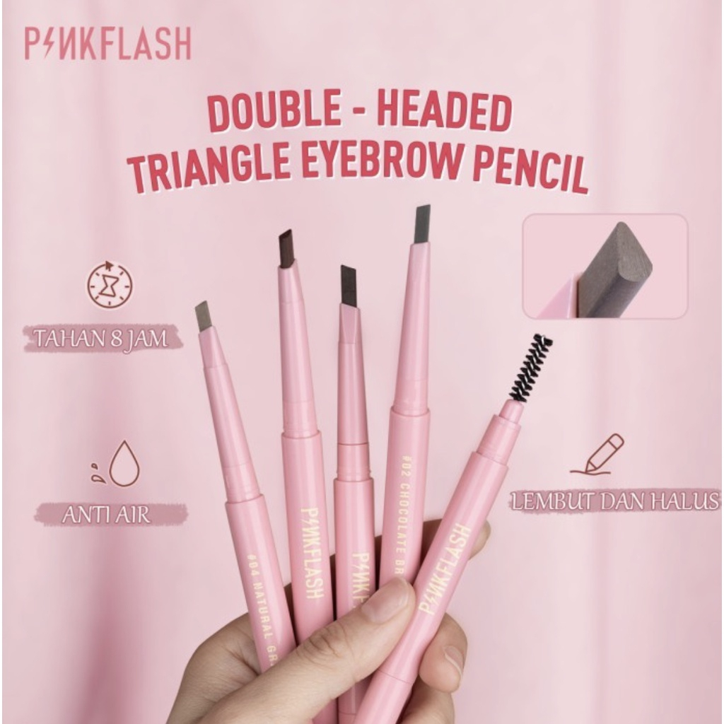 Jual PINKFLASH Auto Eyebrow Pencil WATERPROOF - Pensil Alis - Eye Brow ...