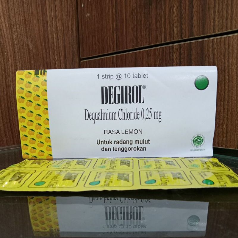 Jual Degirol (1 papan isi 10 tablet) rasa lemon | Shopee Indonesia