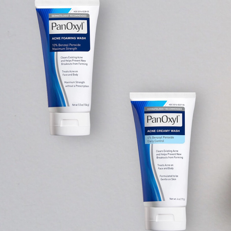 Jual PANOXYL ANTIMICROBIAL ACNE CREAMY/ FOAMING WASH FROM USA Shopee Indonesia