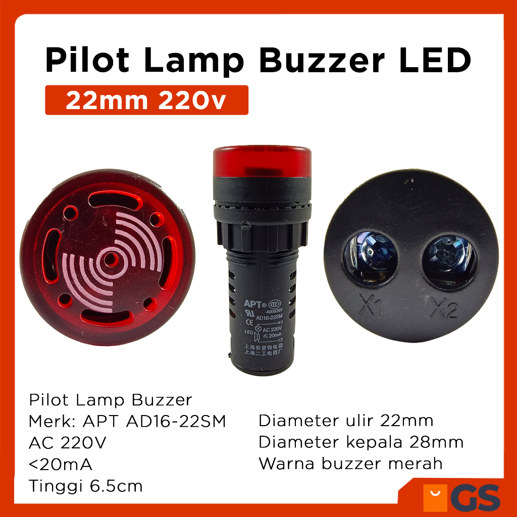 Pilot lamp buzzer sales