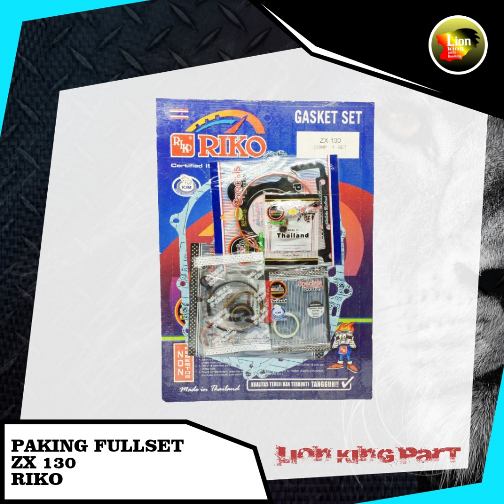 Jual PAKING PACKING GASKET FULLSET FULL SET KAWASAKI ZX 130 ZX130 RIKO ...