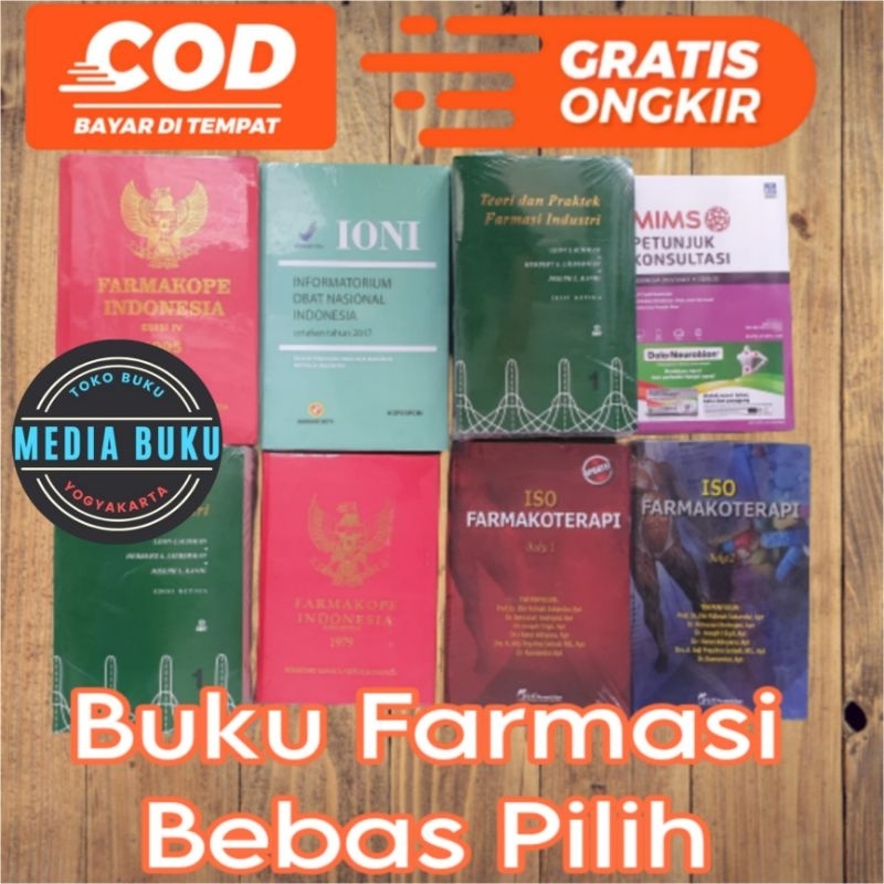 Jual Buku Farmasi : IONI, MIMS, Farmakope, ISO, ISO Farmakologi, Fornas ...