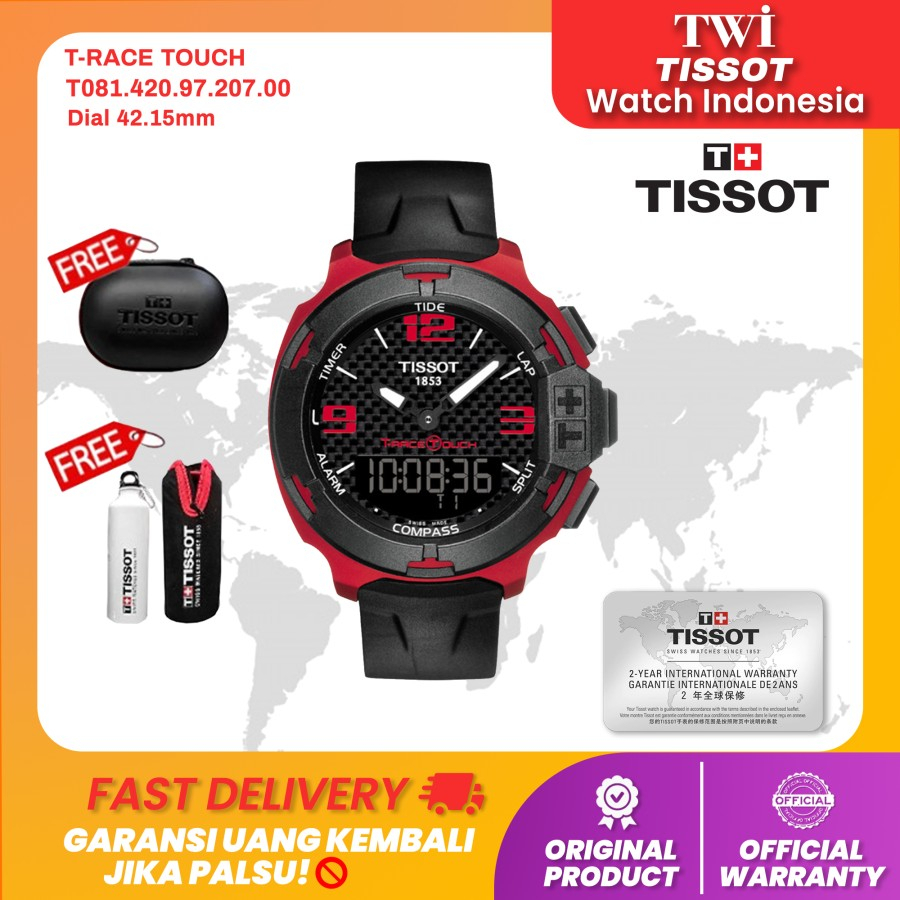 Jam Pria Tissot Analog T081.420.97.207.00 T Race Touch