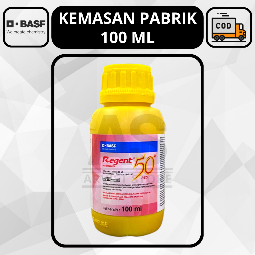 Jual Insektisida REGENT 50 Merah (Red) 50SC 100 ml Bahan Aktif Fipronil ...