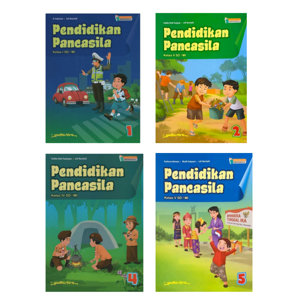 Jual Pendidikan Pancasila SD/MI Kelas 1 2 3 4 5 6 Penerbit Yudhistira ...