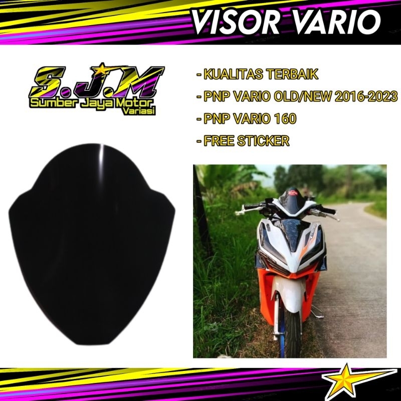 Jual Visor Vario 125 Old Vario 125 New Visor Vario 150 New Variasi Vario Aksesoris Motor Visor