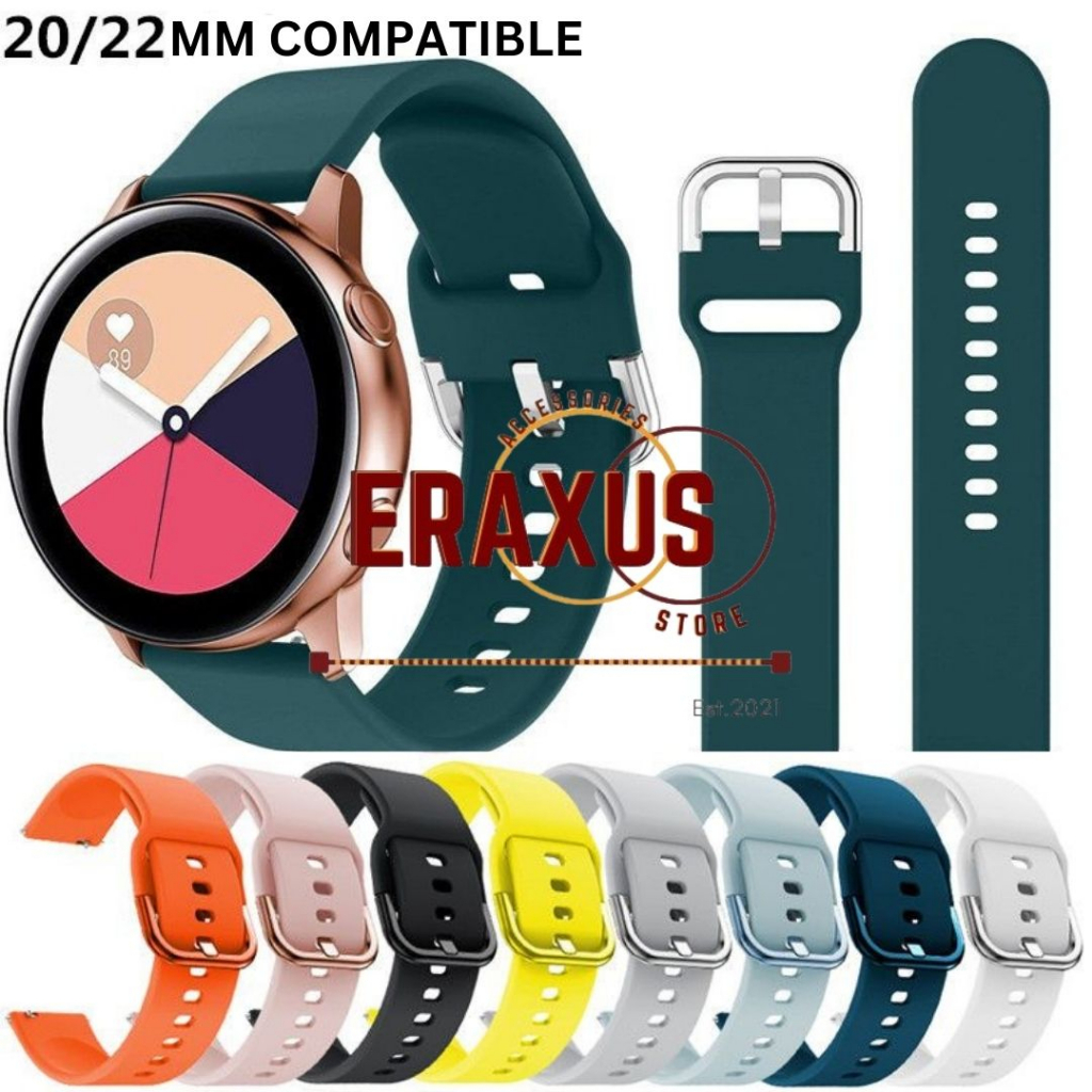 Jual Eraxus Tali Silicone Strap Bracelet Belt 20mm/22mm for Huawei GT2