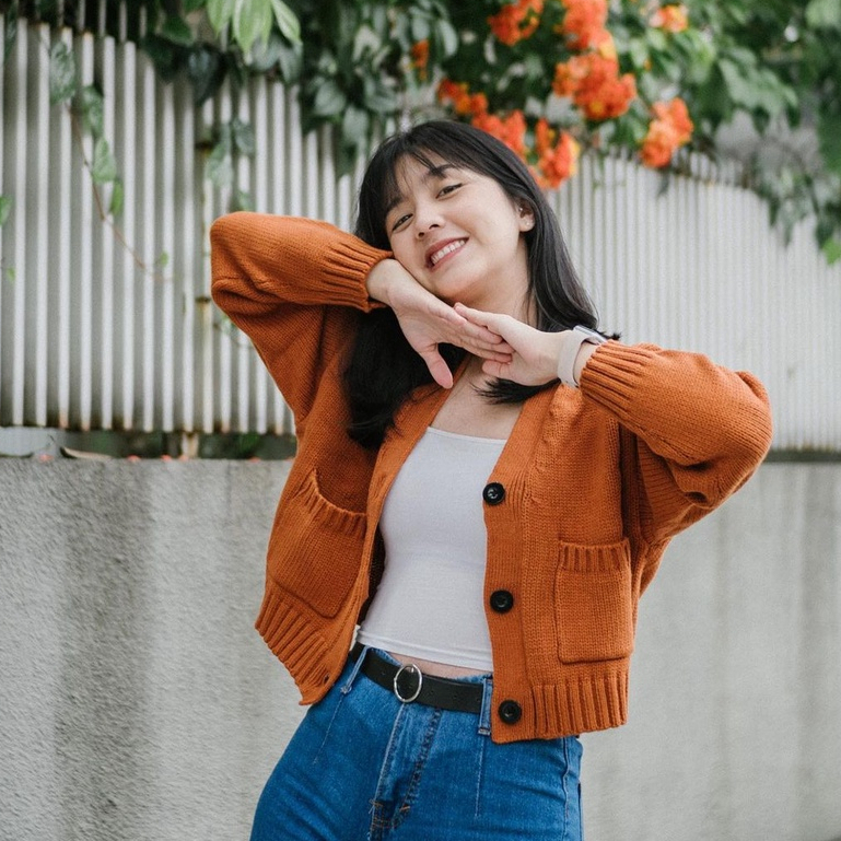 Jual CARDIGAN RAJUT ZARA KNIT/ATASAN RAJUT CROP WANITA Shopee
