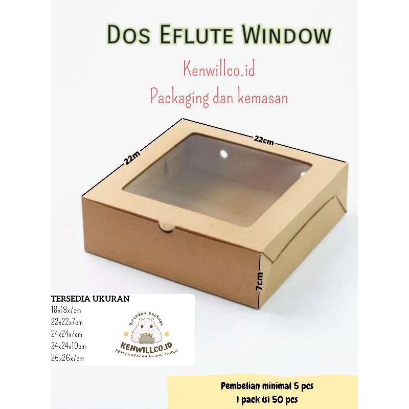 Jual BOX DUS HAMPERS MIKA EFLUTE 22X22X7CM BAHAN KARDUS | Shopee Indonesia