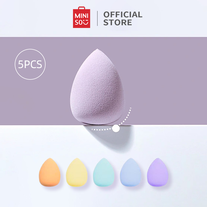 Jual MINISO Sponge Make Up Mini Spons Makeup Set Spons Beauty Blender