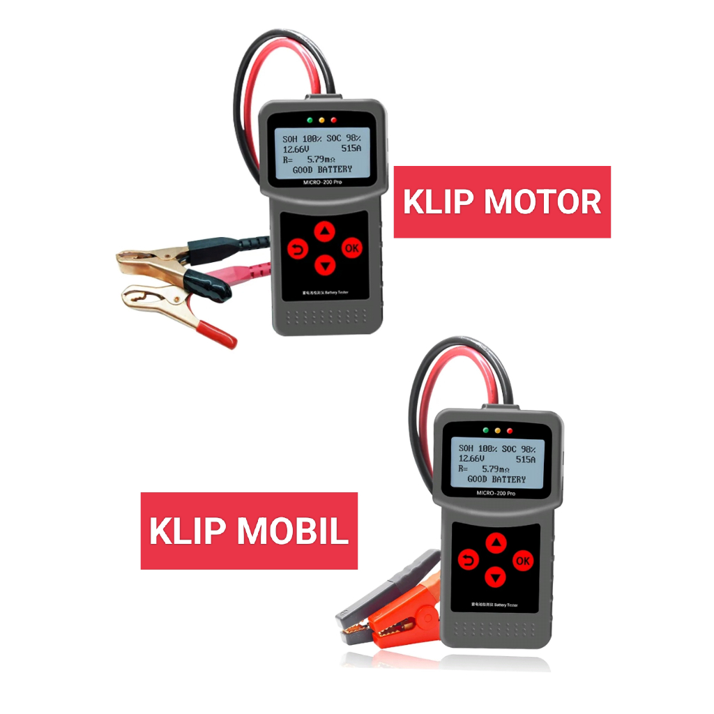 Jual Alat Test Aki Digital Battery Tester Lancol Micro200 Pro Motor ...